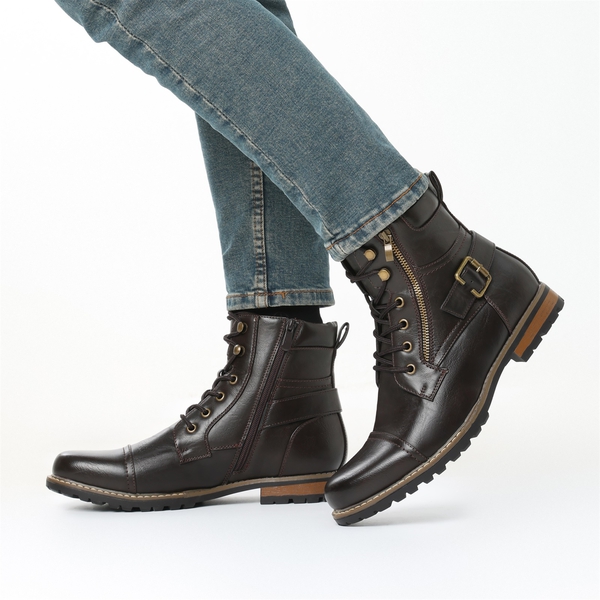 Men's Motorcycle Combat Boots Military BootBruno Marc